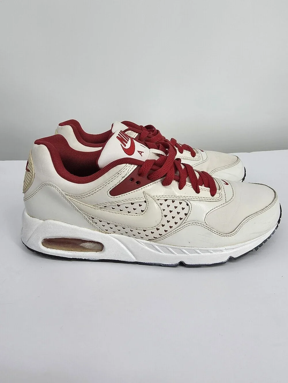 Nike Air Max Correlate Valentine White Gym Red 525381-116 Heart Womens 11 Rare